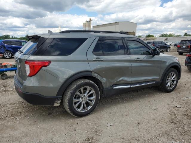 1FMSK8DH1LGB09737 - 2020 FORD EXPLORER XLT 绿色 照片 3