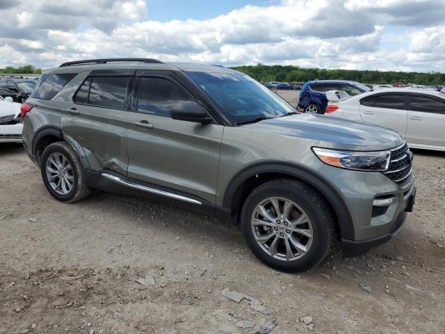 1FMSK8DH1LGB09737 - 2020 FORD EXPLORER XLT 绿色 照片 4