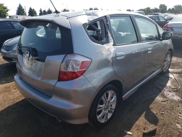 JHMGE8H63AC036562 - 2010 HONDA FIT SPORT SILVER photo 3