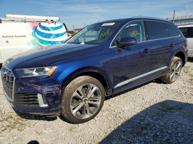 WA1VXBF72ND013425 - 2022 AUDI Q7 PRESTIGE BLUE photo 2