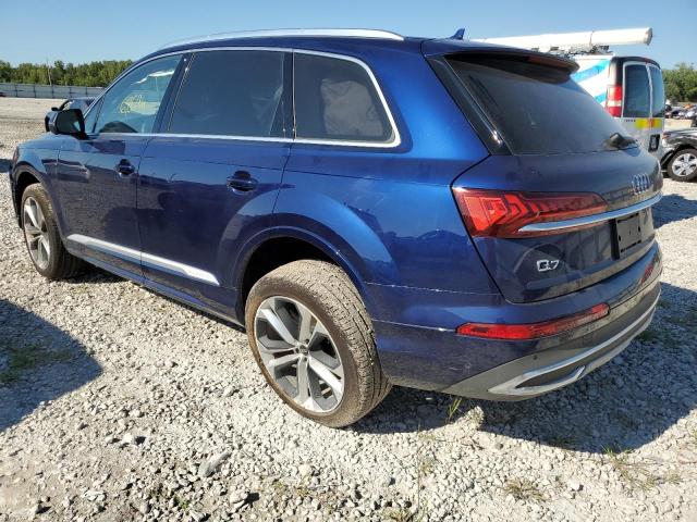 WA1VXBF72ND013425 - 2022 AUDI Q7 PRESTIGE BLUE photo 3