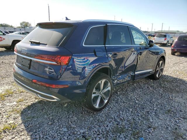 WA1VXBF72ND013425 - 2022 AUDI Q7 PRESTIGE BLUE photo 4