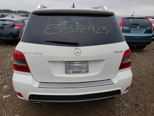 WDCGG8HB5BF529744 - 2011 MERCEDES-BENZ GLK 350 4MATIC WHITE photo 6