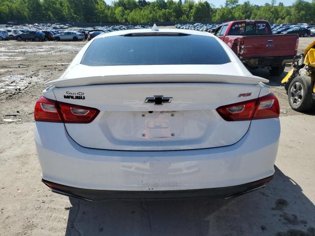 1G1ZG5ST6LF030833 - 2020 CHEVROLET MALIBU RS WHITE photo 6
