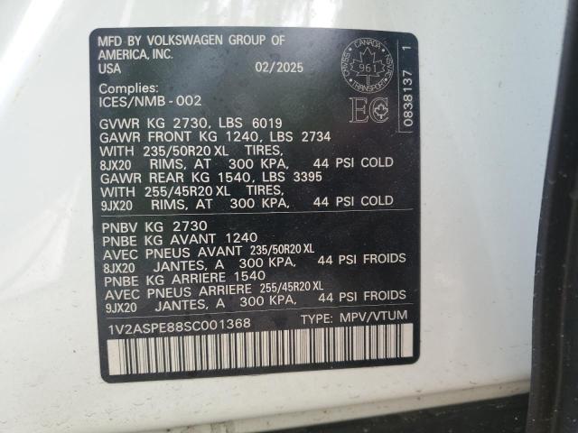 1V2ASPE88SC001368 - 2025 VOLKSWAGEN ID.4 PRO S Blanco foto 14