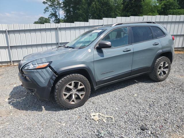 1C4PJMBS1EW212024 - 2014 JEEP CHEROKEE TRAILHAWK GRAY photo 1