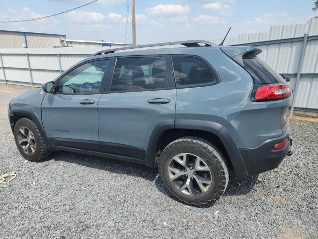 1C4PJMBS1EW212024 - 2014 JEEP CHEROKEE TRAILHAWK GRAY photo 2