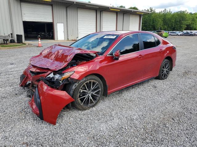 4T1T11AK9PU172199 - 2023 TOYOTA CAMRY SE NIGHT SHADE RED photo 1