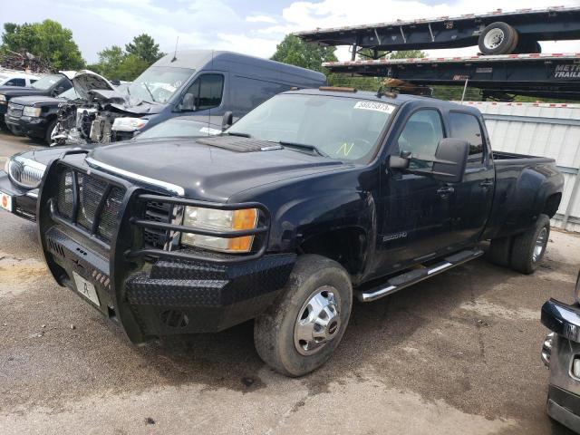 1GT424C88BF174676 - 2011 GMC SIERRA K3500 SLT BLACK photo 2