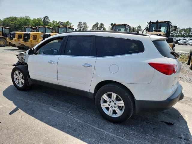 1GNKVJED6CJ102615 - 2012 CHEVROLET TRAVERSE LT 白色 照片 2