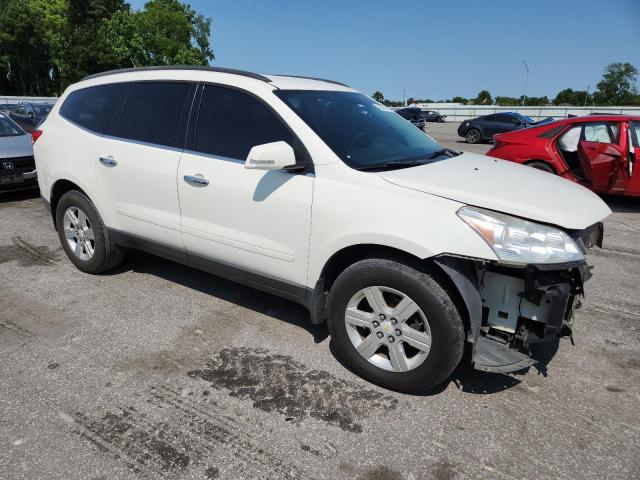 1GNKVJED6CJ102615 - 2012 CHEVROLET TRAVERSE LT 白色 照片 4