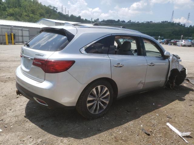 5FRYD4H69EB045470 - 2014 ACURA MDX TECHNOLOGY SILVER photo 3