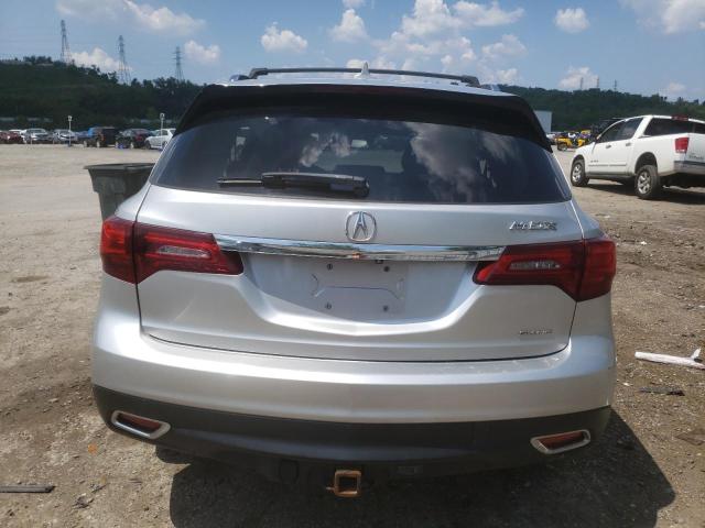 5FRYD4H69EB045470 - 2014 ACURA MDX TECHNOLOGY SILVER photo 6