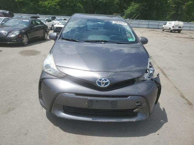 JTDZN3EU0GJ051573 - 2016 TOYOTA PRIUS V GRAY photo 5