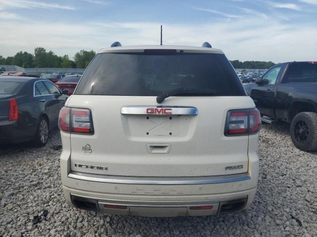 1GKKVTKD2EJ346245 - 2014 GMC ACADIA DENALI WHITE photo 6