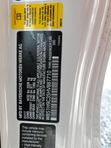 WBS1H9C35HV887710 - 2017 BMW M2 WHITE photo 12