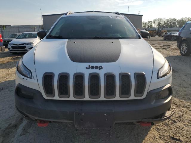 1C4PJMBS0GW183702 - 2016 JEEP CHEROKEE TRAILHAWK WHITE photo 5