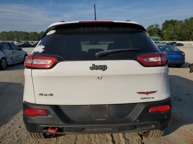 1C4PJMBS0GW183702 - 2016 JEEP CHEROKEE TRAILHAWK WHITE photo 6