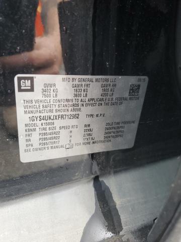 1GYS4UKJXFR712962 - 2015 CADILLAC ESCALADE ESV PLATINUM Қара фото 13