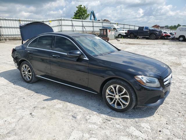 WDDWF4KB4GR140076 - 2016 MERCEDES-BENZ C 300 4MATIC BLACK photo 4
