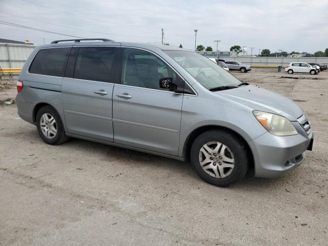 5FNRL38467B105080 - 2007 HONDA ODYSSEY EX GRAY photo 4