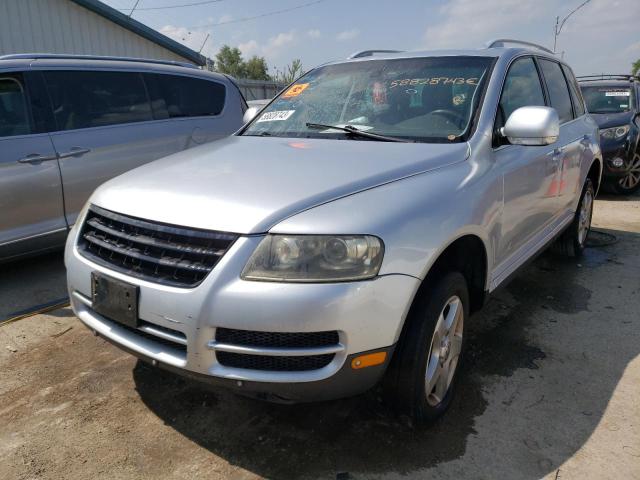 WVGZE77L57D027629 - 2007 VOLKSWAGEN TOUAREG V6 SILVER photo 1