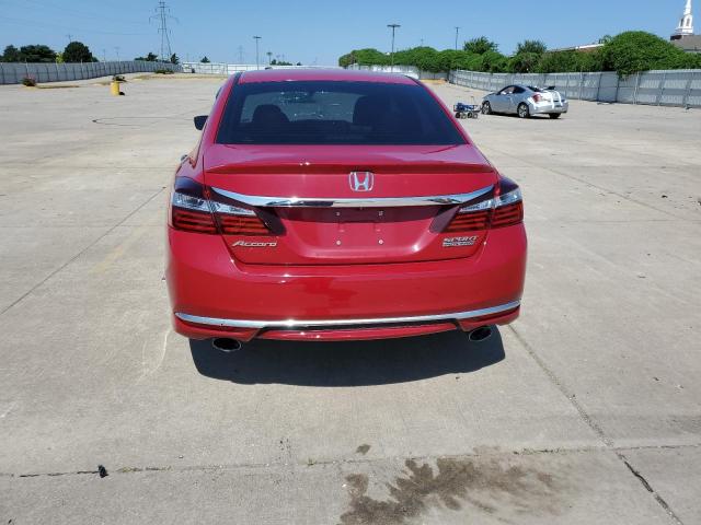 1HGCR2F17HA111571 - 2017 HONDA ACCORD SPORT SPECIAL EDITION RED photo 6