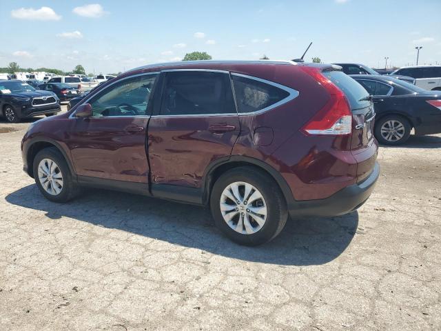 5J6RM4H79EL010787 - 2014 HONDA CR-V EXL BURGUNDY photo 2