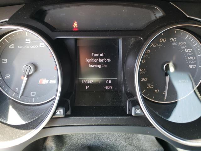 WAUVGAFRXDA011937 - 2013 AUDI S5 PRESTIGE BLACK photo 9