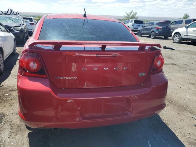 1C3CDZEG8CN309867 - 2012 DODGE AVENGER SXT RED photo 6