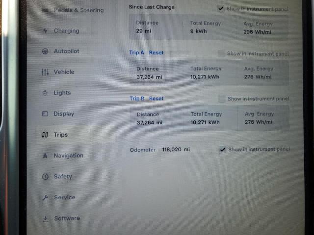 5YJSA1E1XGF158869 - 2016 TESLA MODEL S თეთრი ფოტო 9