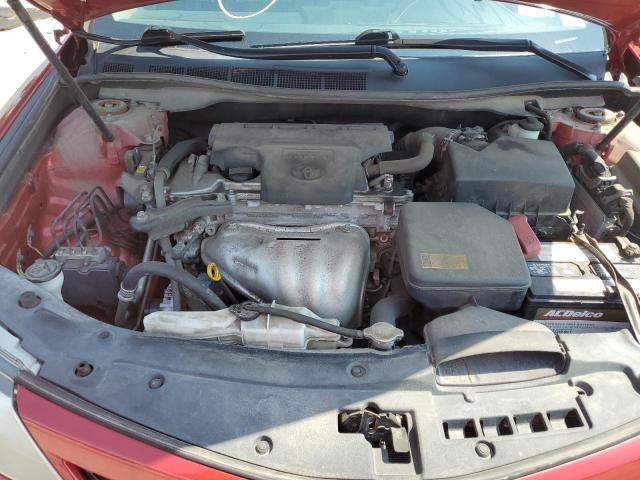 4T1BF1FK5CU608532 - 2012 TOYOTA CAMRY BASE RED photo 11