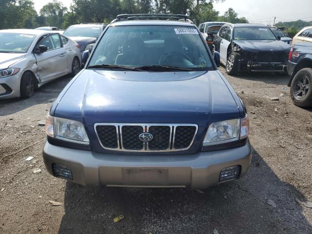 JF1SF65562H756196 - 2002 SUBARU FORESTER S ლურჯი ფოტო 5