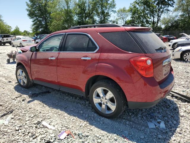 1GNALCEK2FZ105495 - 2015 CHEVROLET EQUINOX LT RED photo 2