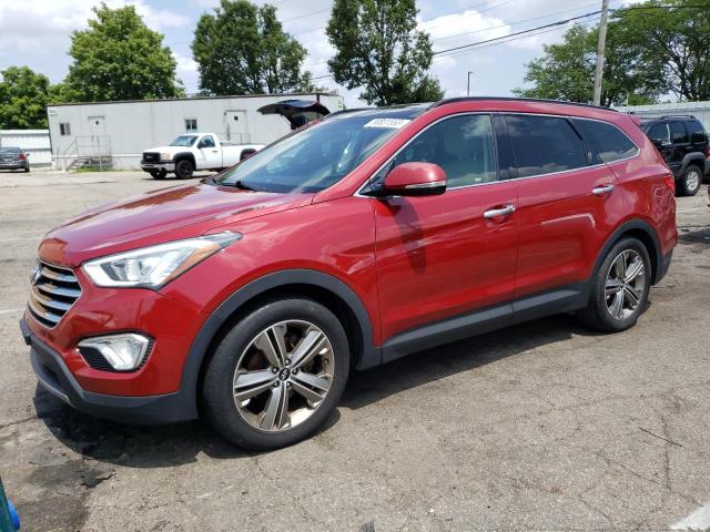 KM8SR4HF0DU005370 - 2013 HYUNDAI SANTA FE LIMITED RED photo 1