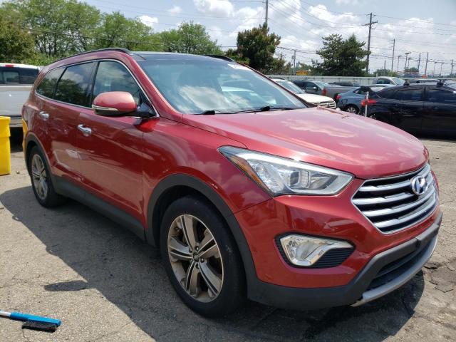 KM8SR4HF0DU005370 - 2013 HYUNDAI SANTA FE LIMITED RED photo 4