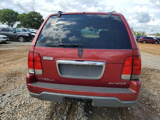 5LMEU68H63ZJ45933 - 2003 LINCOLN AVIATOR RED photo 6