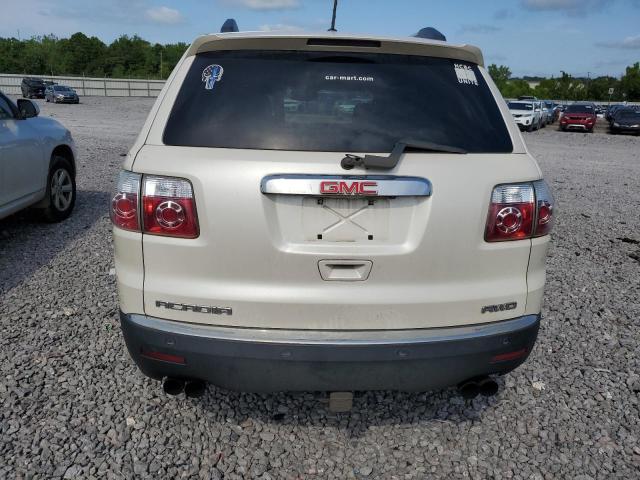 1GKKVRED1BJ250147 - 2011 GMC ACADIA SLT-1 WHITE photo 6