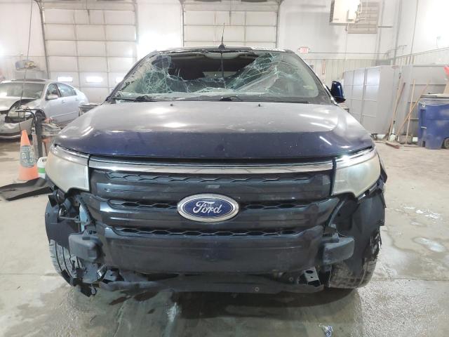 2FMDK3AK8BBA03240 - 2011 FORD EDGE SPORT BLUE photo 5