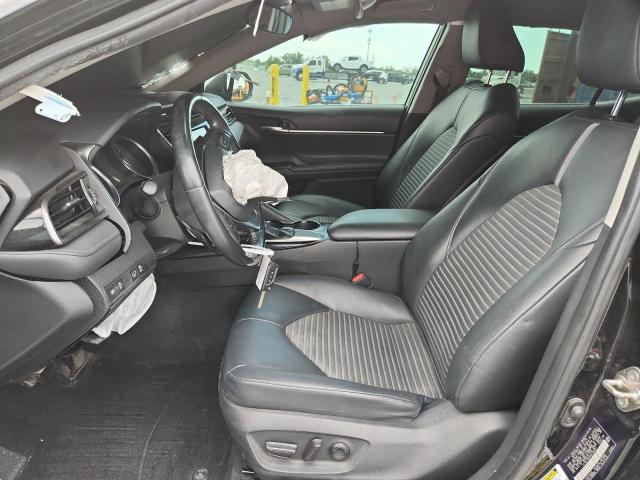 4T1B11HKXKU738591 - 2019 TOYOTA CAMRY L BLACK photo 7