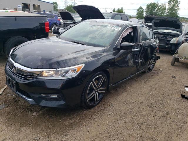 1HGCR2F52HA246931 - 2017 HONDA ACCORD SPORT BLACK photo 1