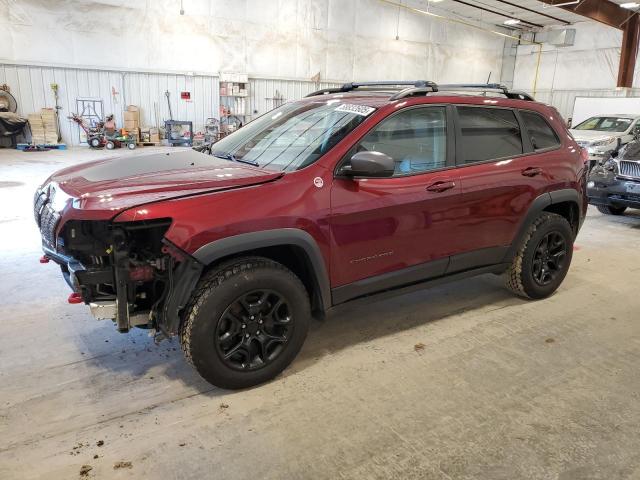 1C4PJMBX8KD229146 - 2019 JEEP CHEROKEE TRAILHAWK BURGUNDY photo 1