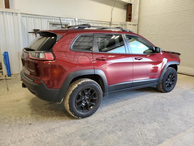 1C4PJMBX8KD229146 - 2019 JEEP CHEROKEE TRAILHAWK BURGUNDY photo 3