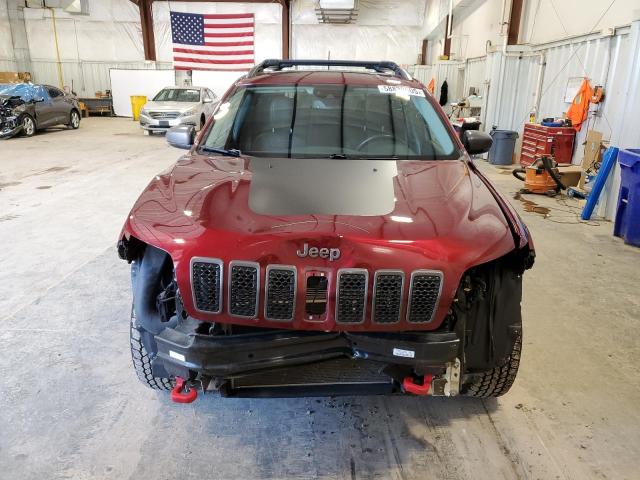 1C4PJMBX8KD229146 - 2019 JEEP CHEROKEE TRAILHAWK BURGUNDY photo 5