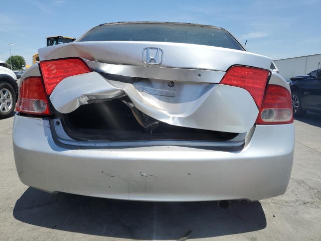 JHMFA165X7S000939 - 2007 HONDA CIVIC LX SILVER photo 6