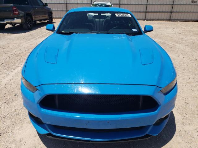 1FA6P8CF4H5353401 - 2017 FORD MUSTANG GT BLUE photo 5