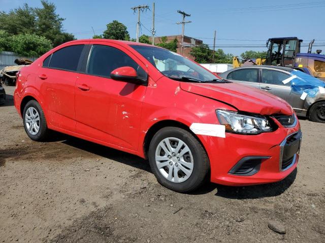 1G1JB5SH0H4176803 - 2017 CHEVROLET SONIC LS RED photo 4