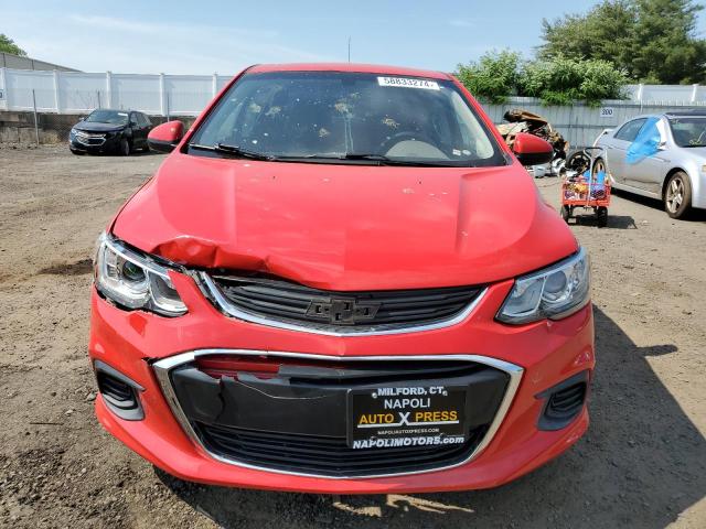 1G1JB5SH0H4176803 - 2017 CHEVROLET SONIC LS RED photo 5