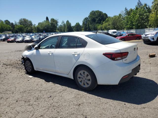 3KPA24AD1LE255985 - 2020 KIA RIO LX WHITE photo 2