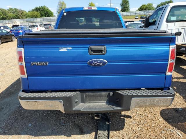 1FTFX1ET5DFA95625 - 2013 FORD F150 SUPER CAB BLUE photo 6